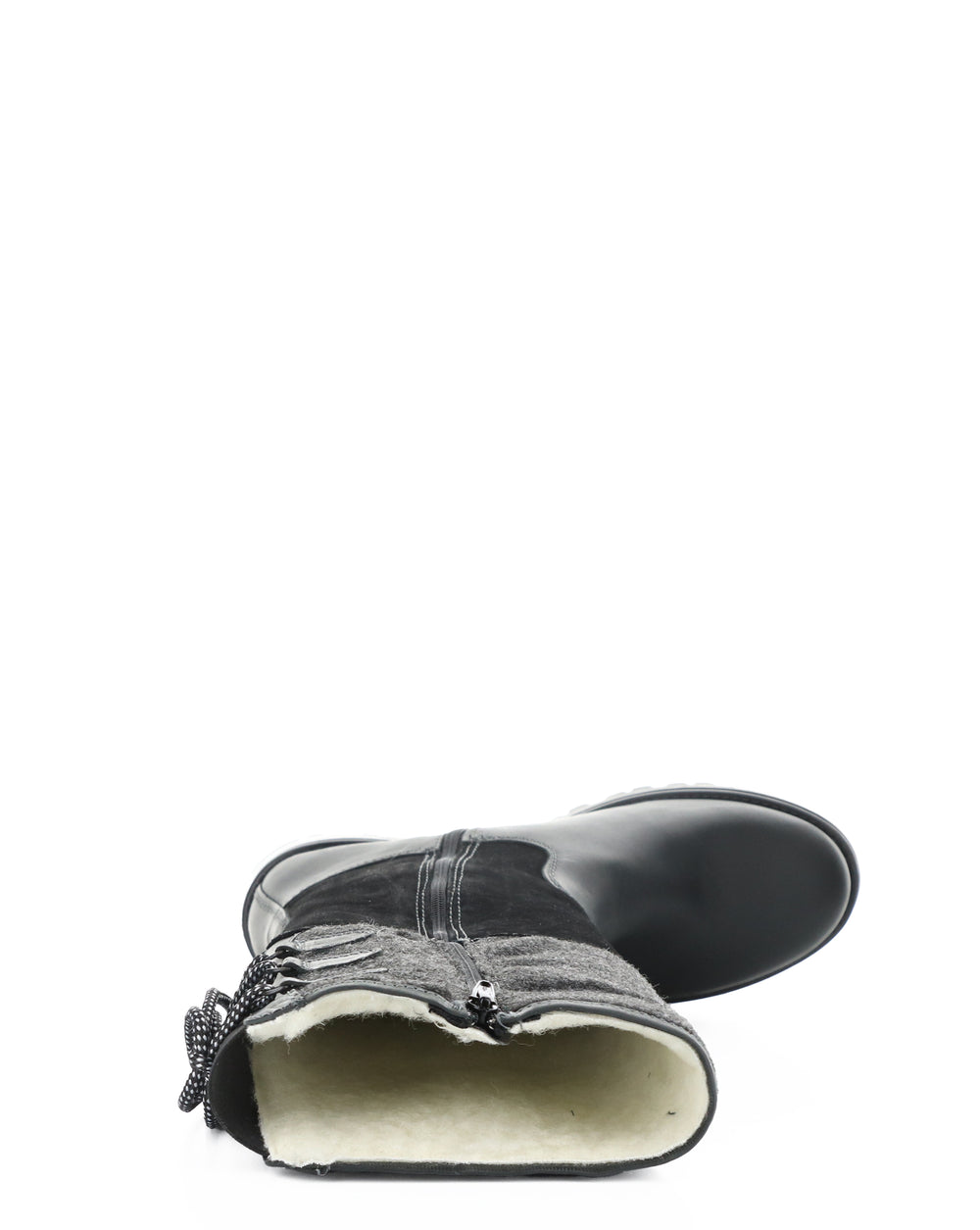 GOOSE PRIMA BLACK/BLACK SADDLE/SUEDE/TWEED