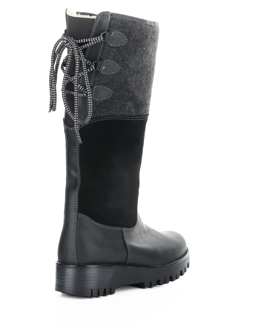 GOOSE PRIMA BLACK/BLACK SADDLE/SUEDE/TWEED