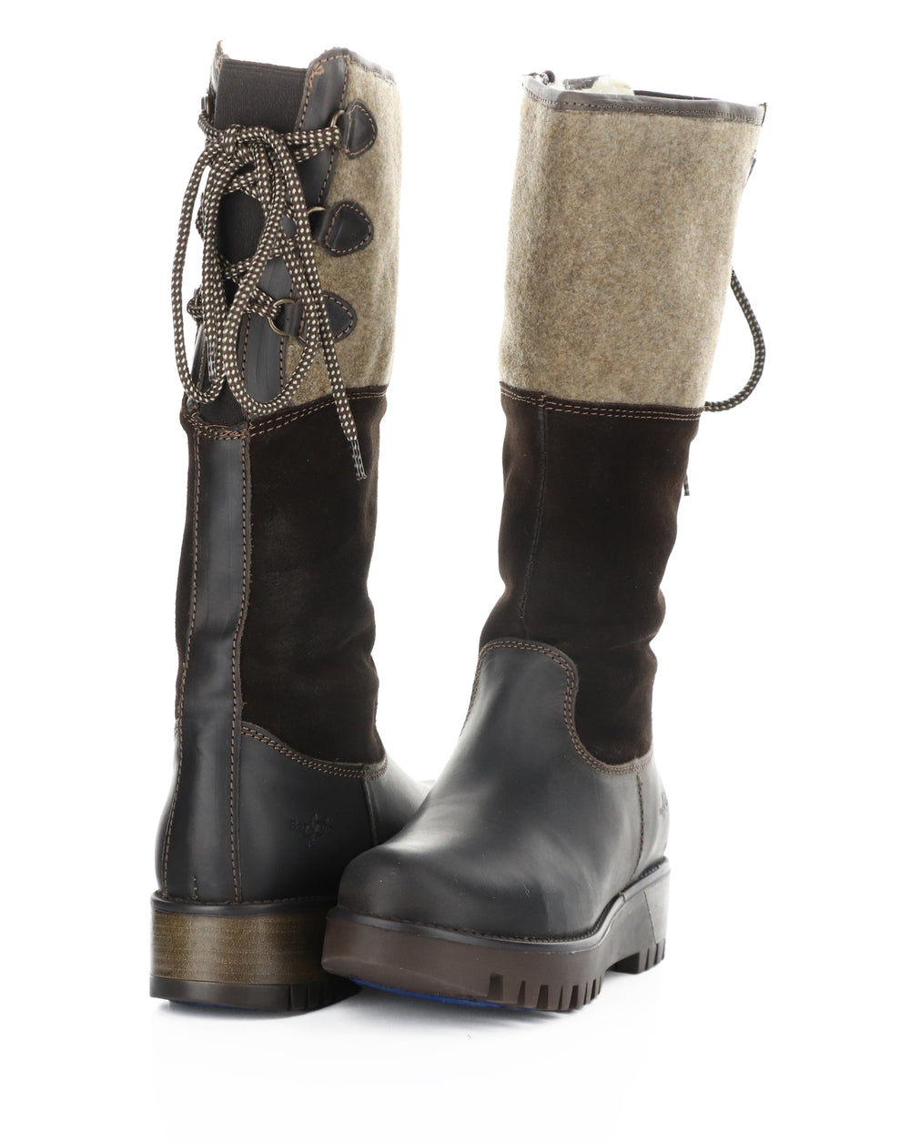 GOOSE PRIMA DK BROWN/COFFEE SADDLE/SUEDE/TWEED