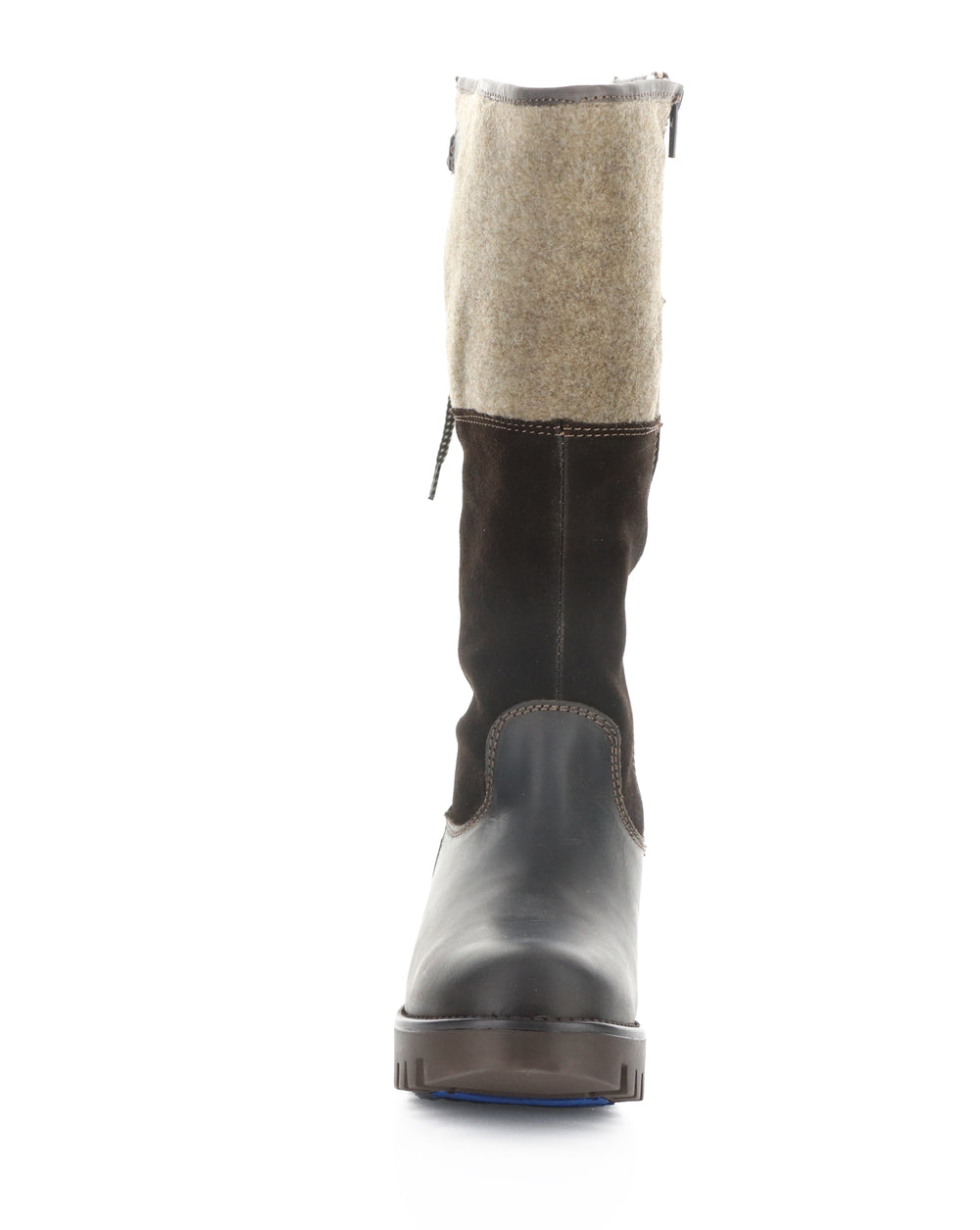 GOOSE PRIMA DK BROWN/COFFEE SADDLE/SUEDE/TWEED