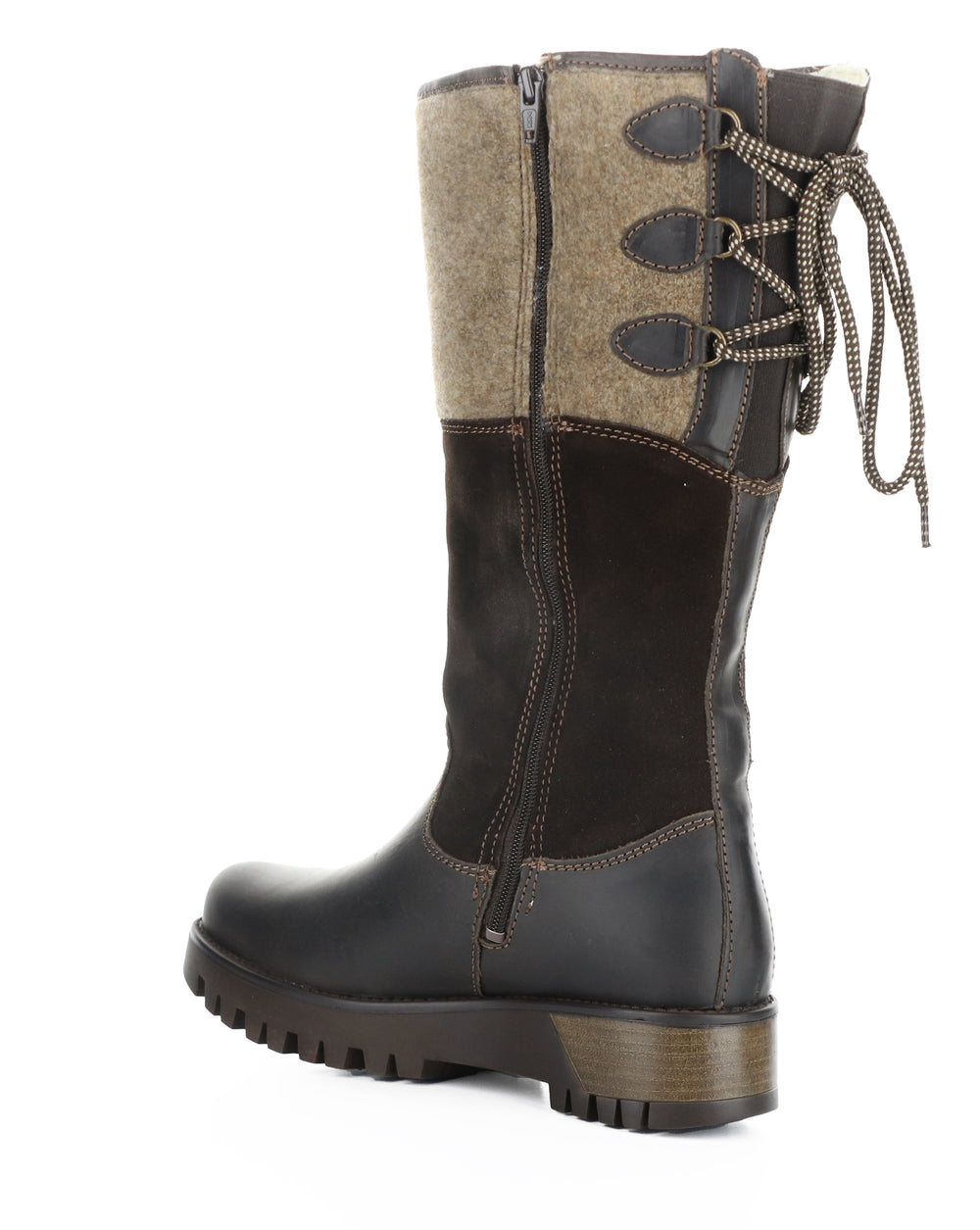 GOOSE PRIMA DK BROWN/COFFEE SADDLE/SUEDE/TWEED