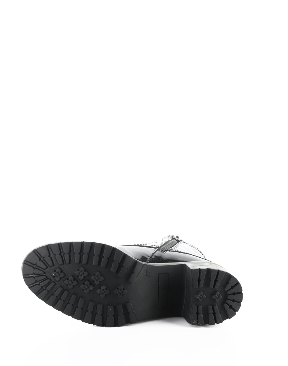 INDIE BLACK PATENT/ELASTIC