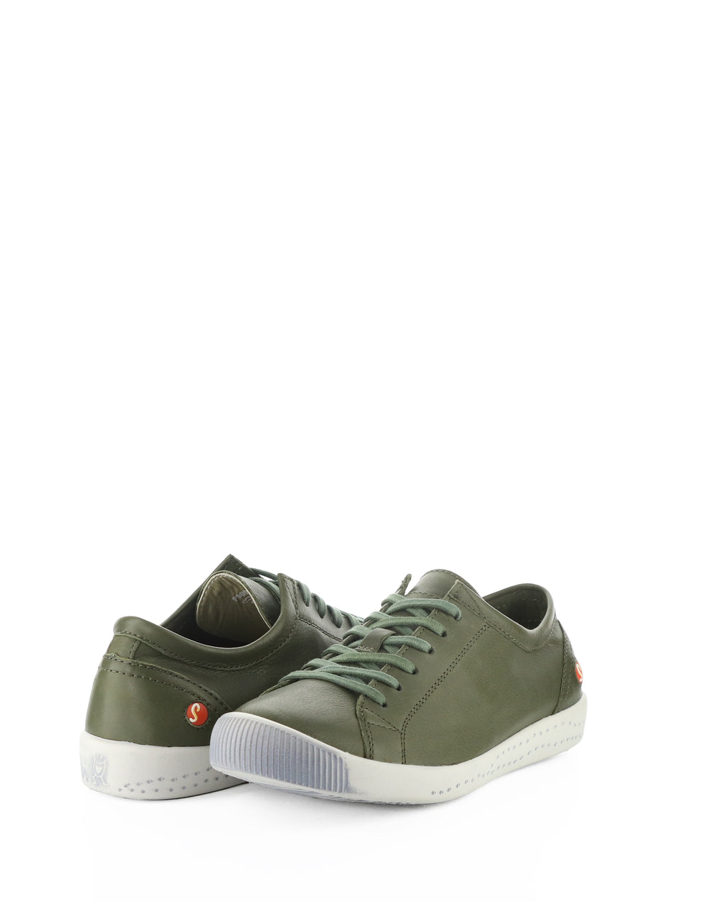 ISLA154SOF 645 ARMY GREEN WASHED LEATHER