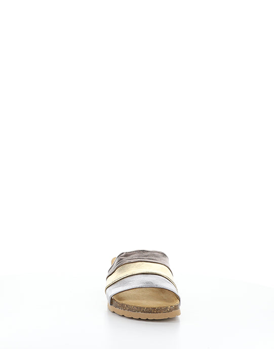 Libby Anthracite Combi Metallic Nappa