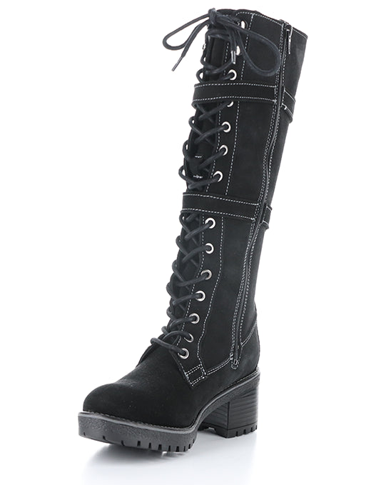 Mace Black Oil Suede