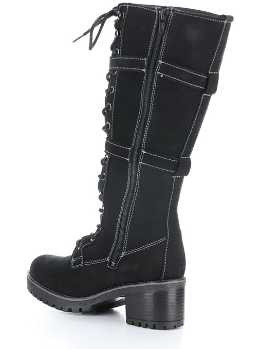 Mace Black Oil Suede