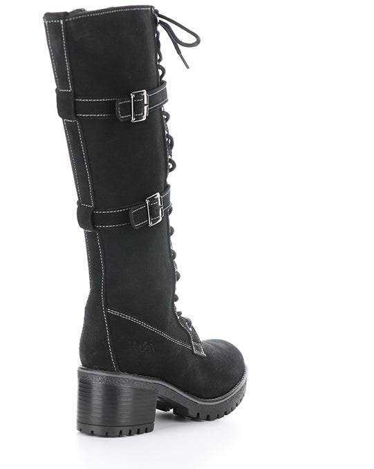 Mace Black Oil Suede