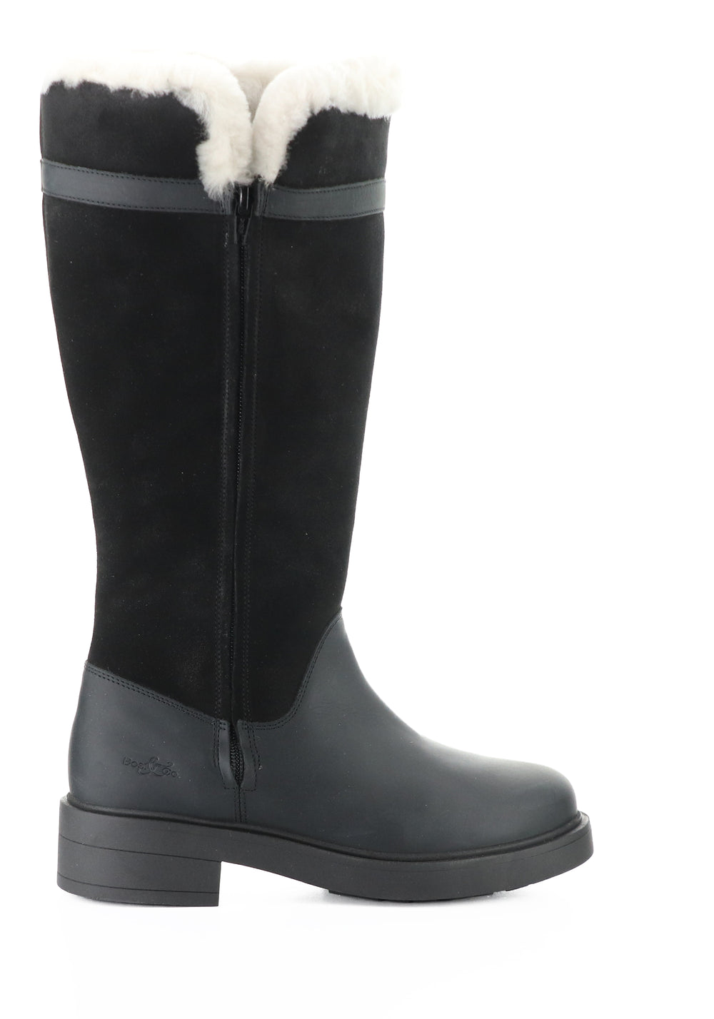 NEVA BLACK SADDLE/SUEDE