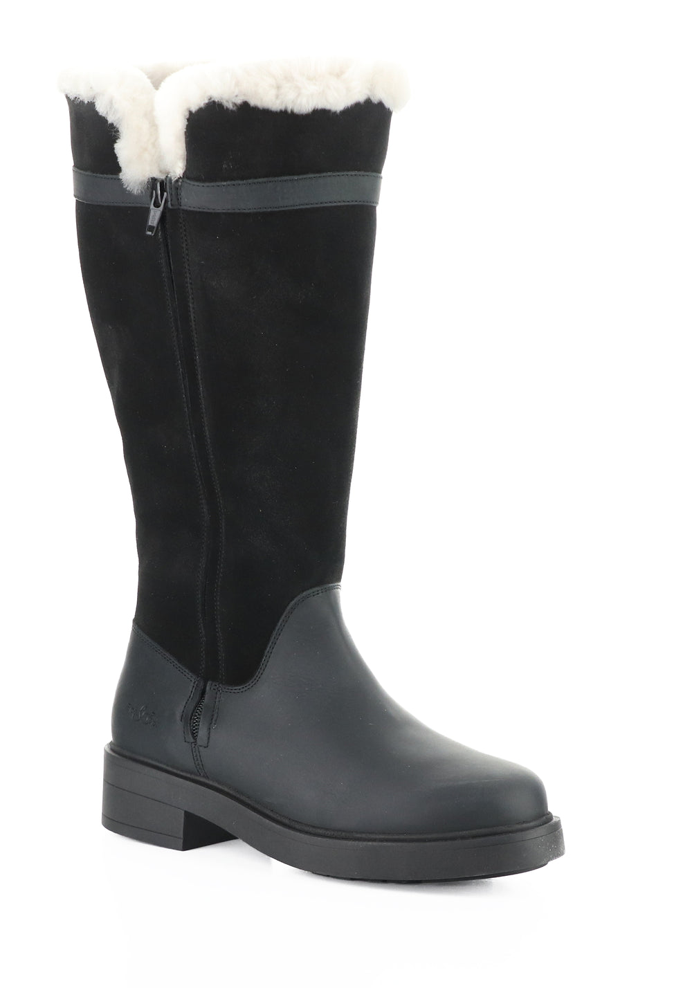 NEVA BLACK SADDLE/SUEDE