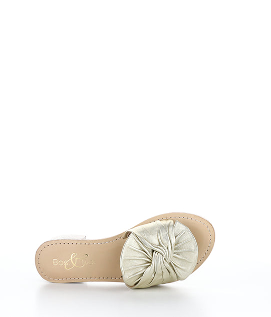 Nova Champagne Metallic Nappa