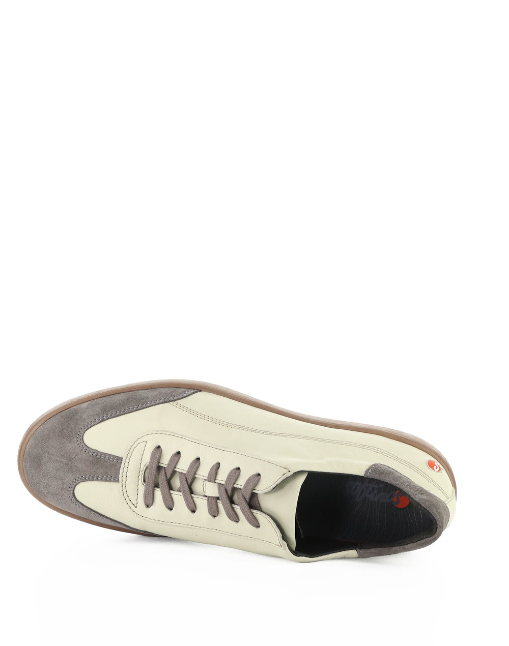 ROVE845SOF 002 ECRU/TAUPE SMOOTH LEATHER