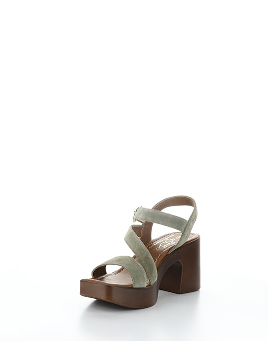 Veda Olive Suede