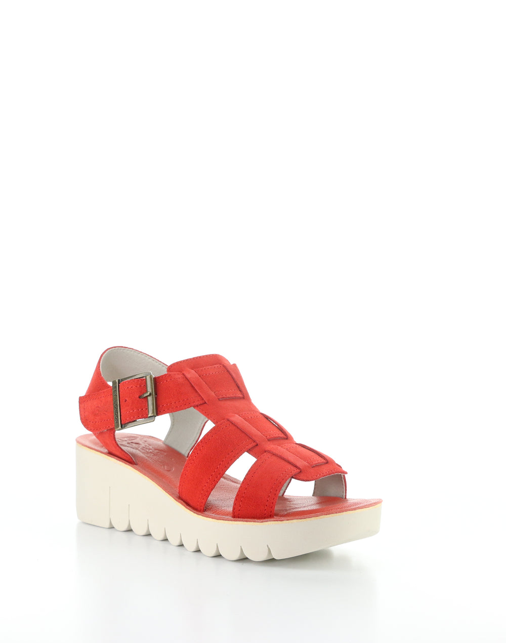 YUDD236FLY 010 SCARLET SUEDE