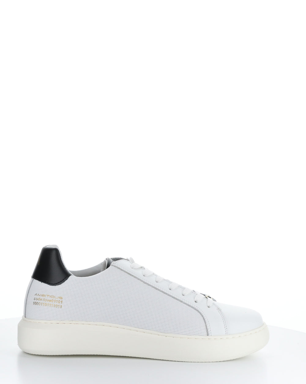 10634A WHITE/BLACK Lace-up Shoes