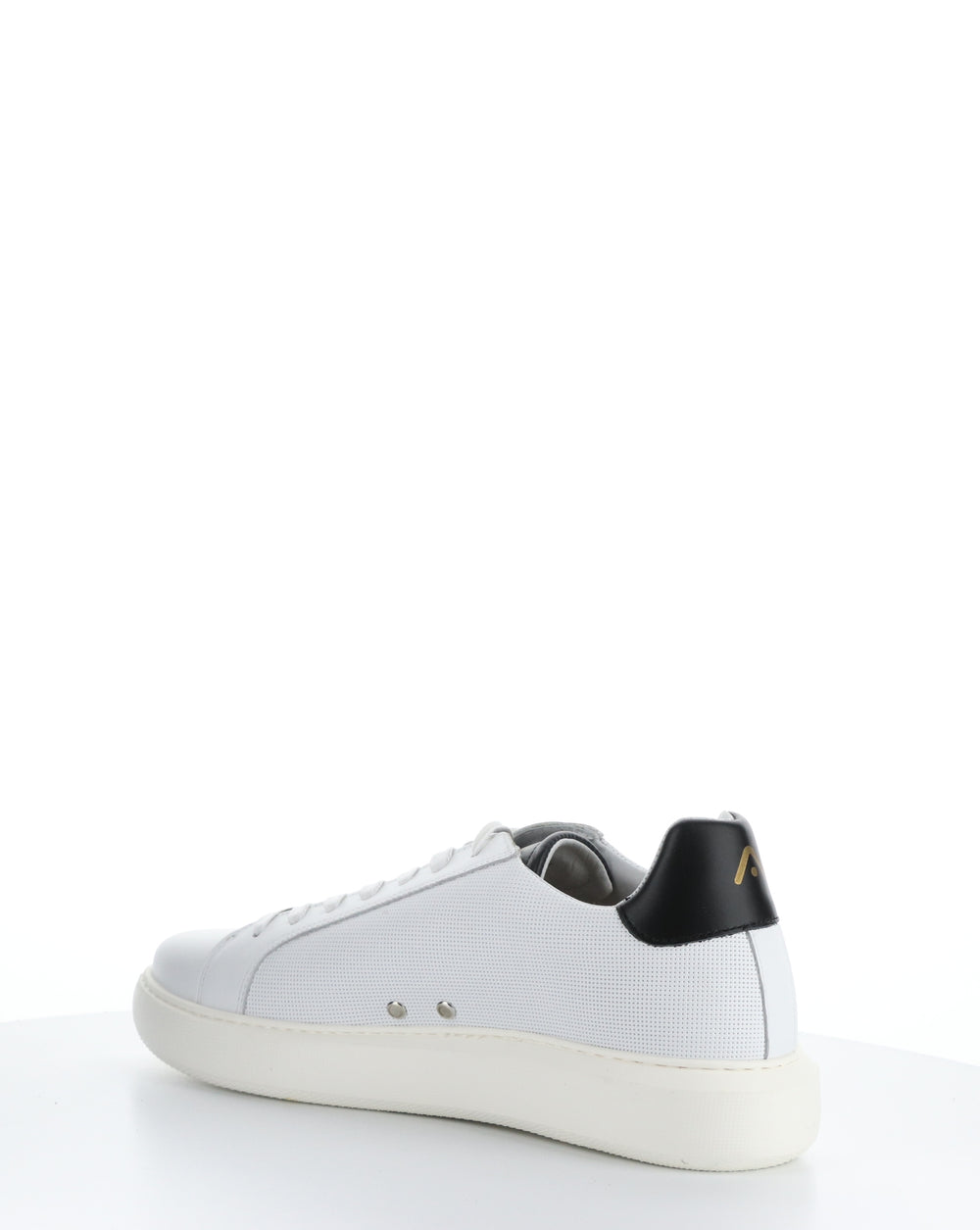 10634A WHITE/BLACK Lace-up Shoes