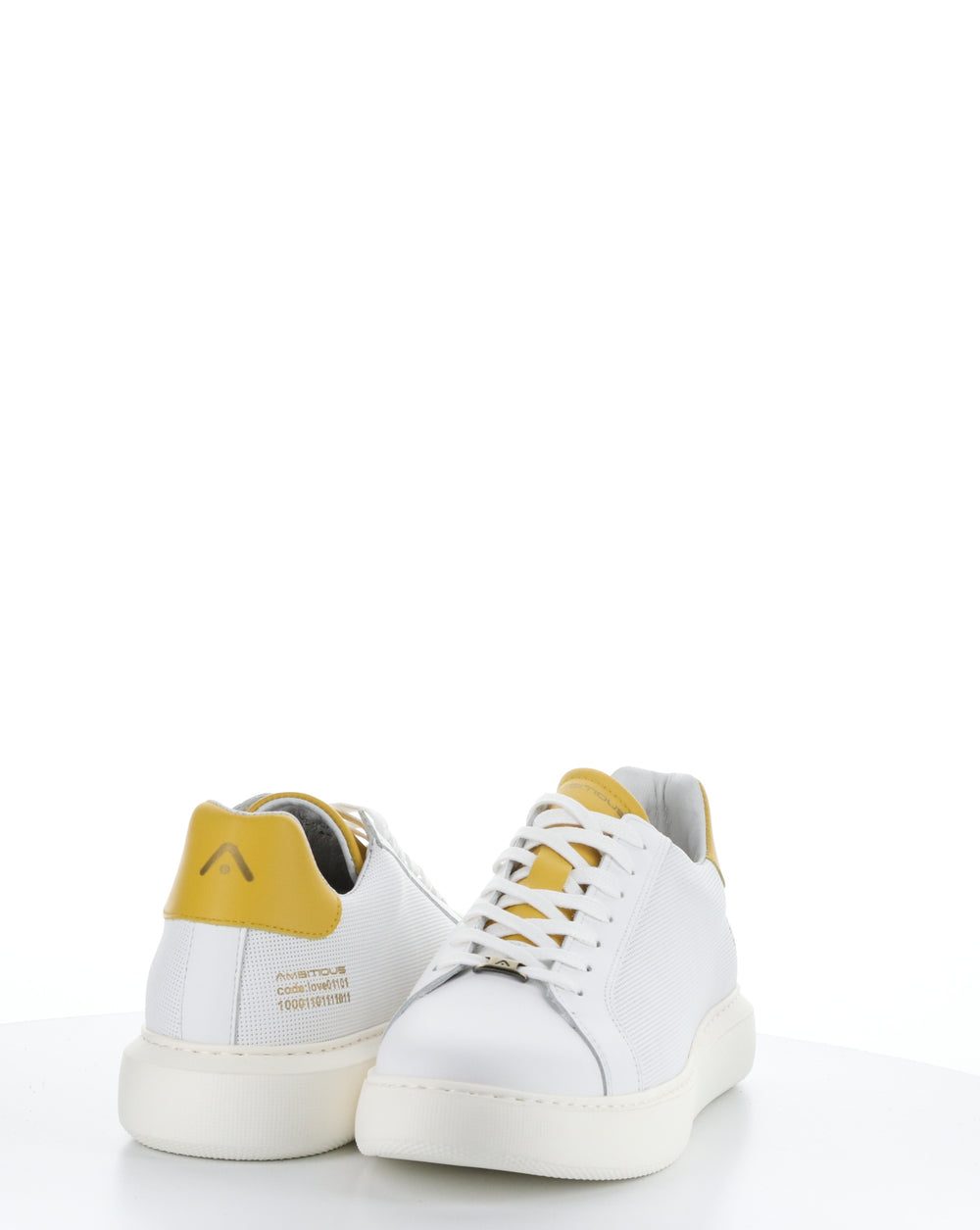 10634A WHITE/SAFRON Lace-up Shoes