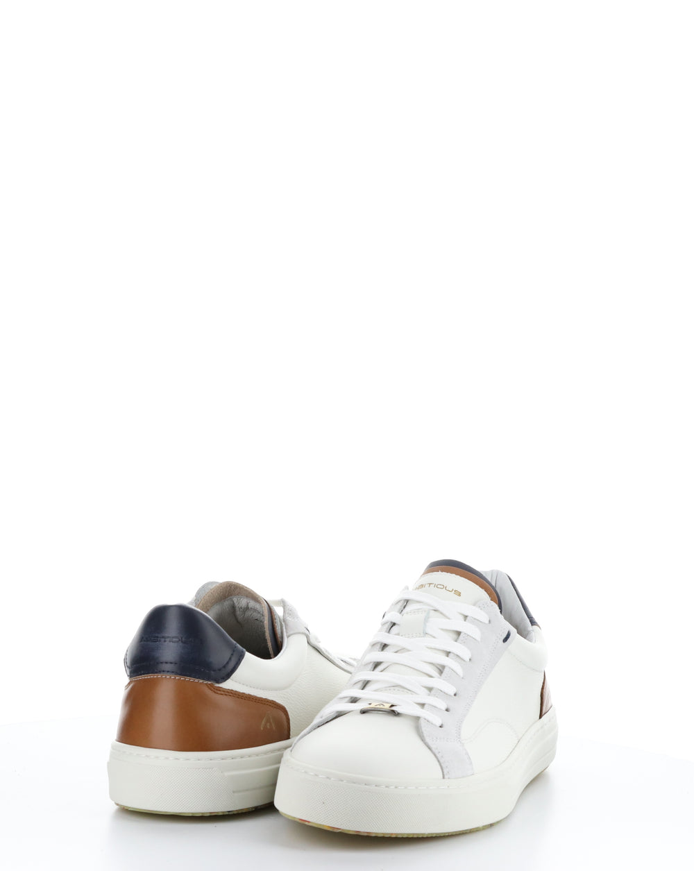 11218 OFF WHITE/COGNAC Lace-up Shoes