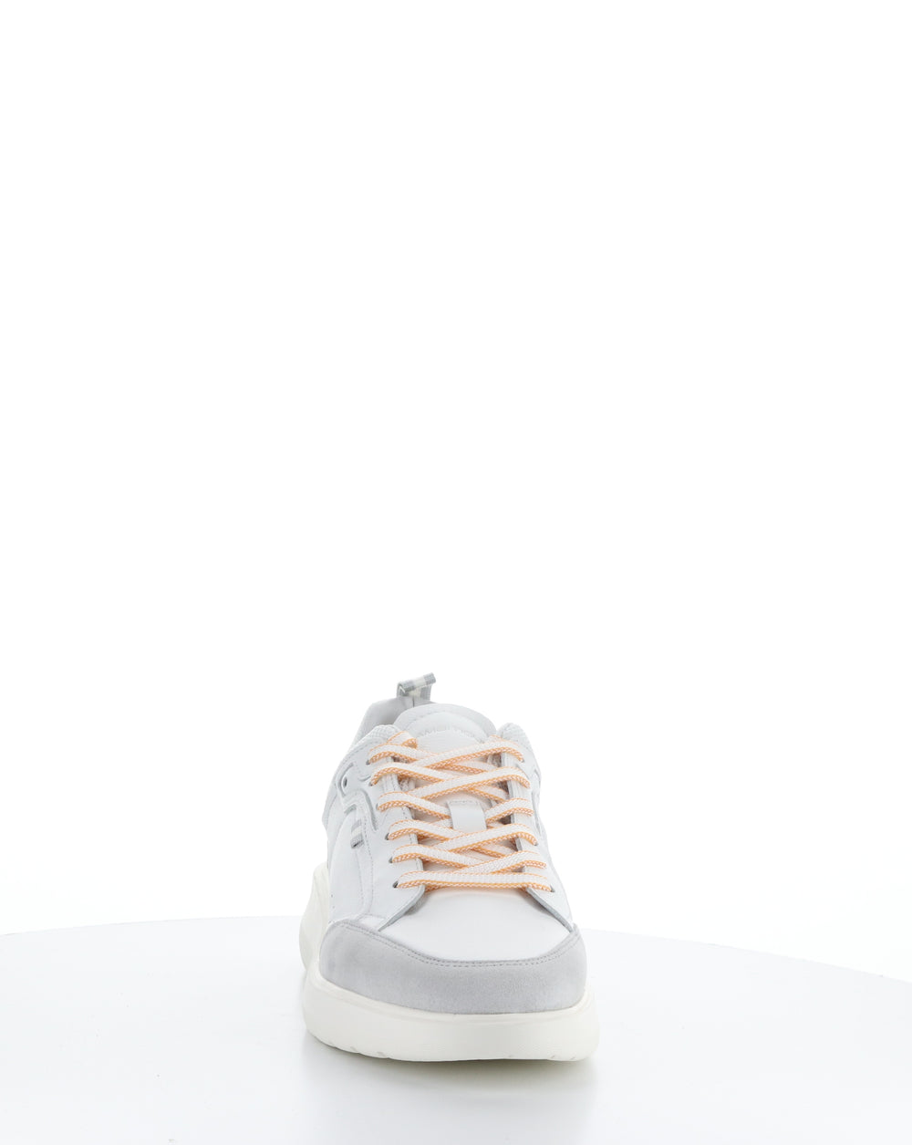 12806 WHITE/ORANGE Lace-up Shoes