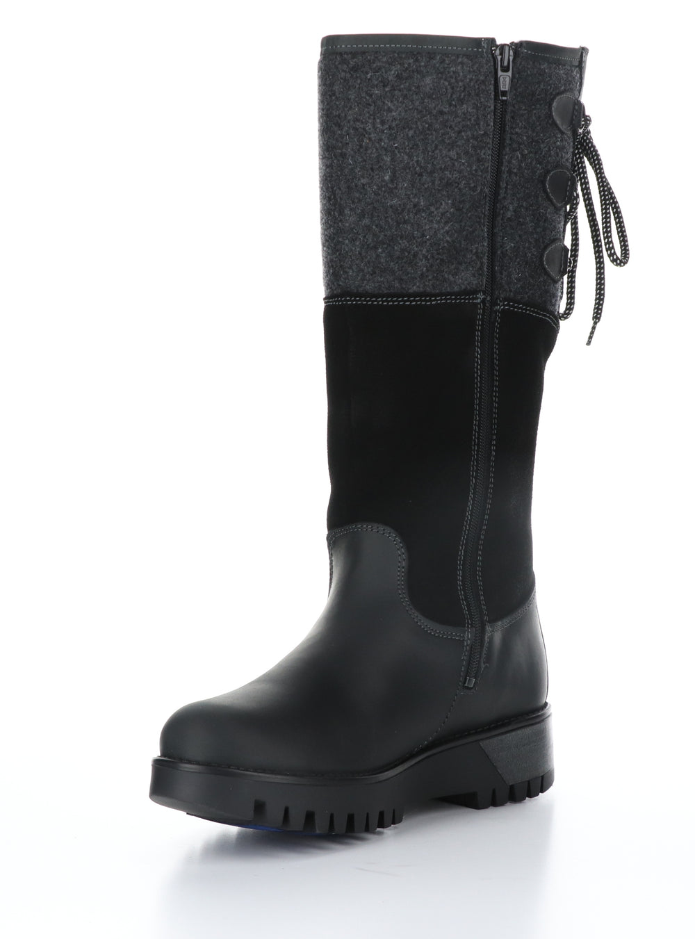 GOOSE PRIMA Black/Black Zip Up Boots|GOOSE PRIMA Bottes avec Fermeture Zippée in Noir