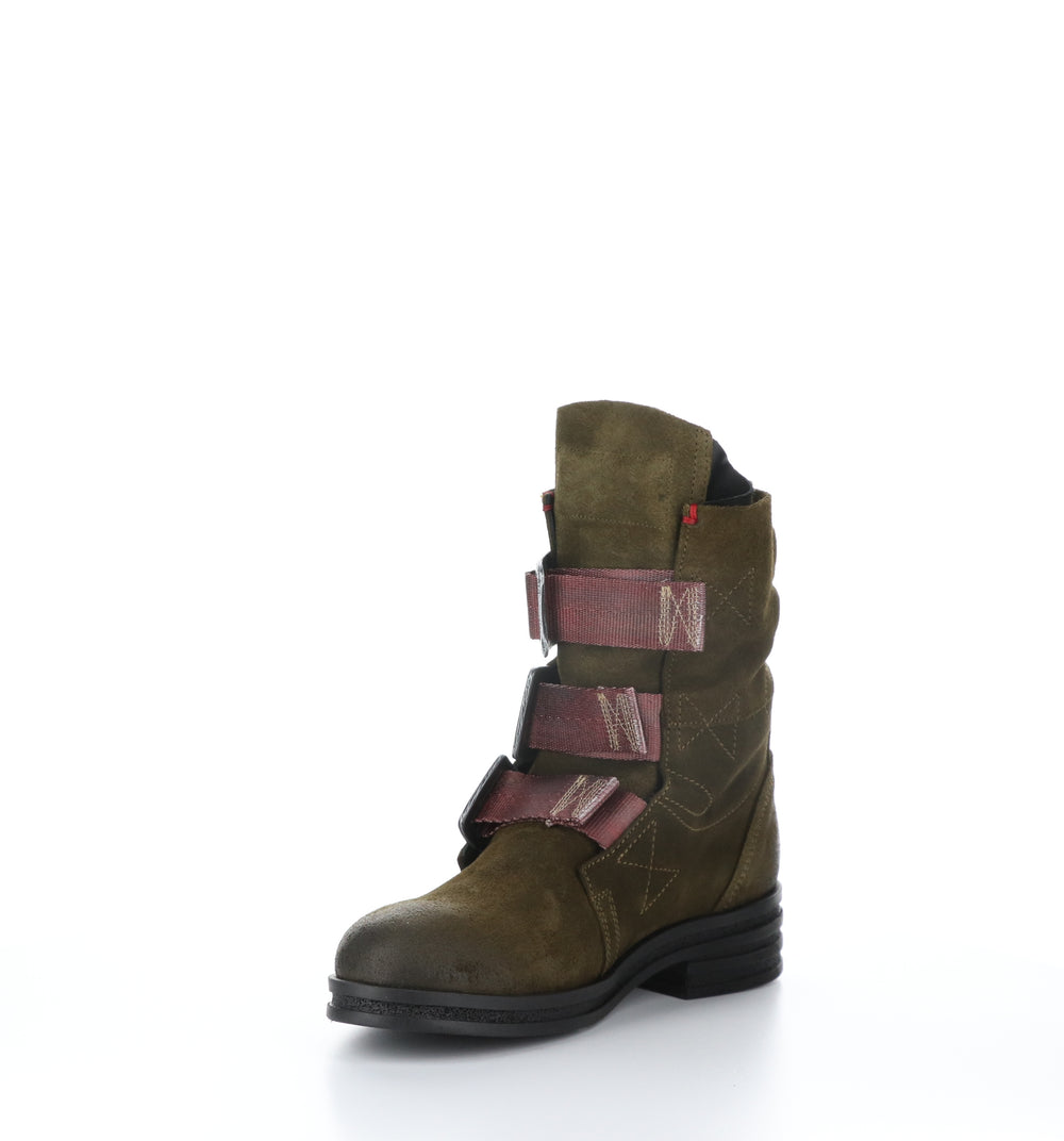 KIFF682FLY Sludge Round Toe Boots|KIFF682FLY Bottes à Bout Rond in Vert