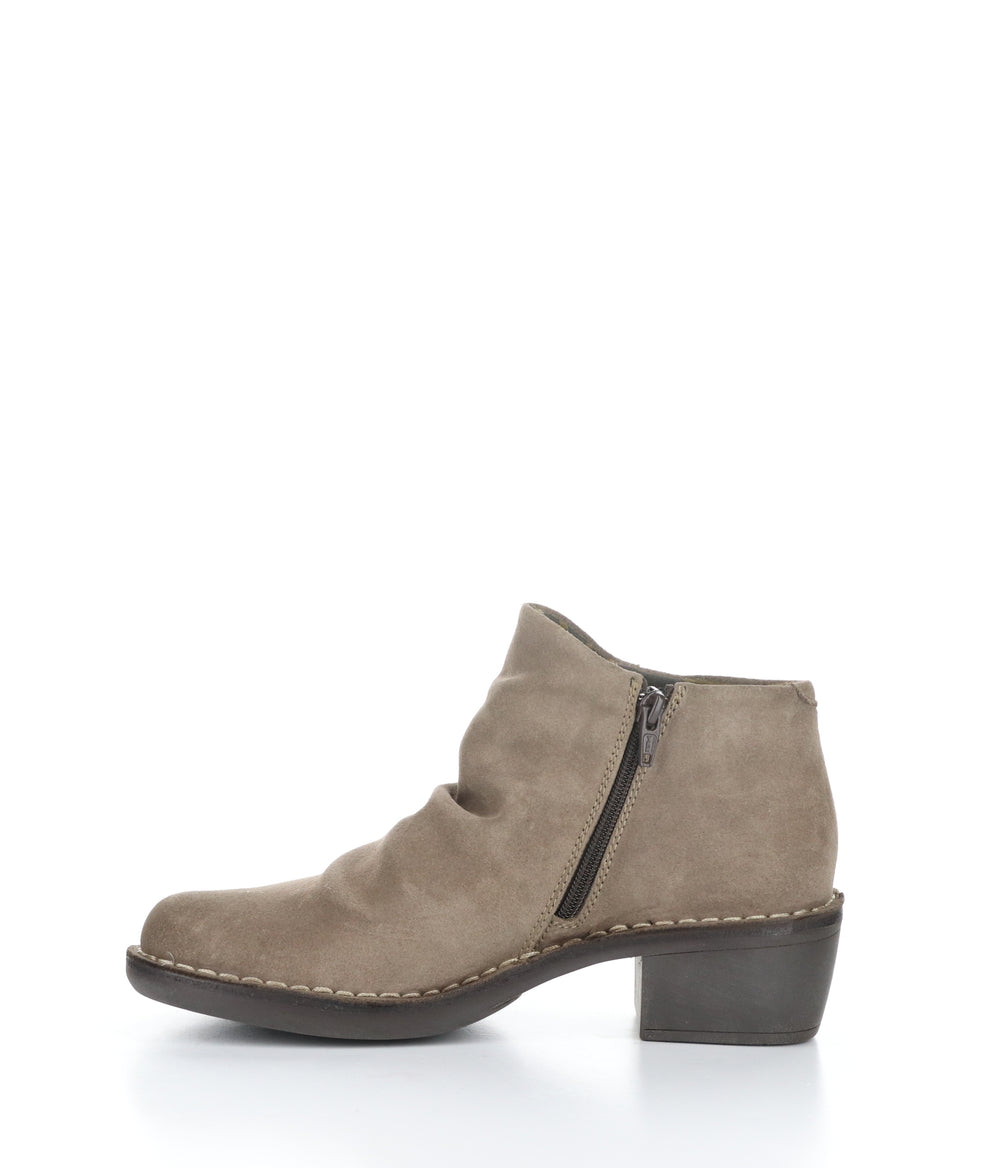 MERK093FLY 004 TAUPE Round Toe Boots