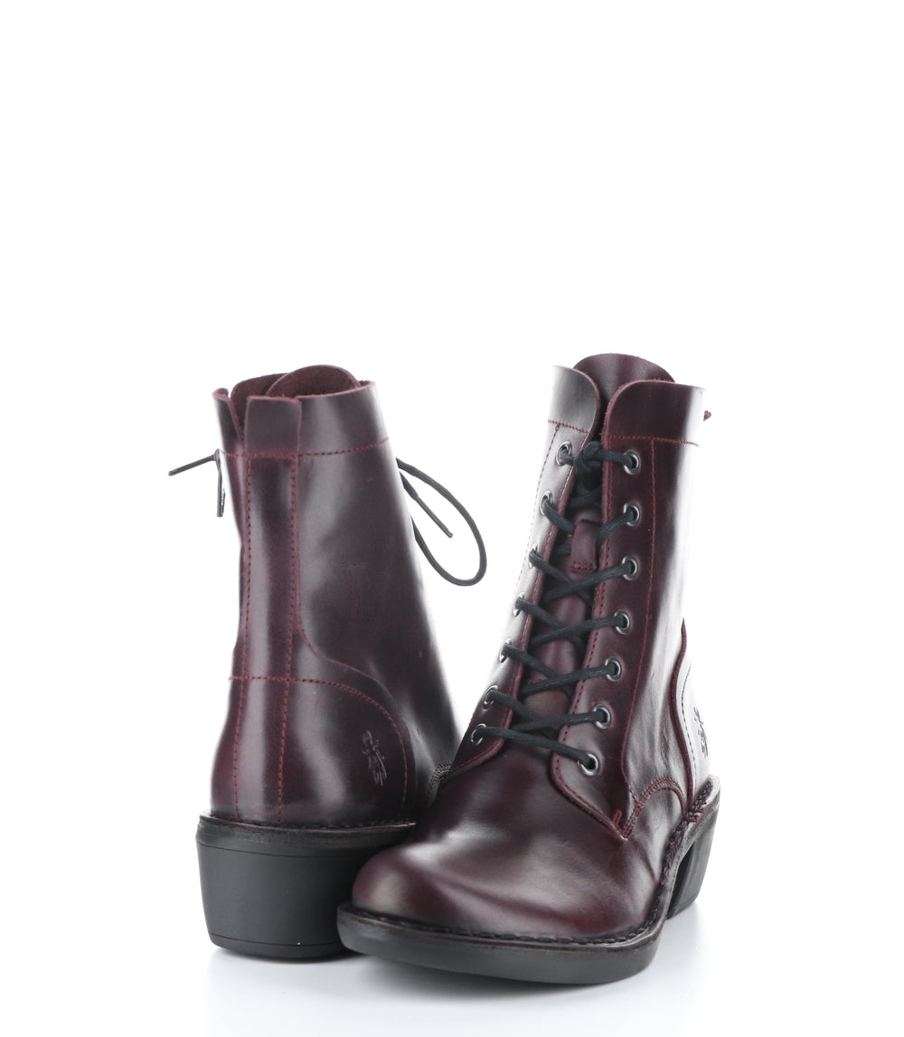 MILU044FLY 007 WINE Lace-up Boots