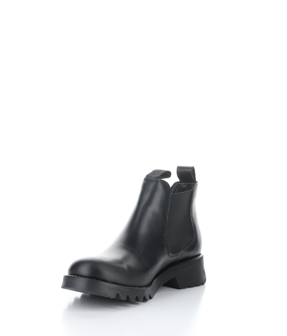 RIKA894FLY 000 BLACK Elasticated Boots