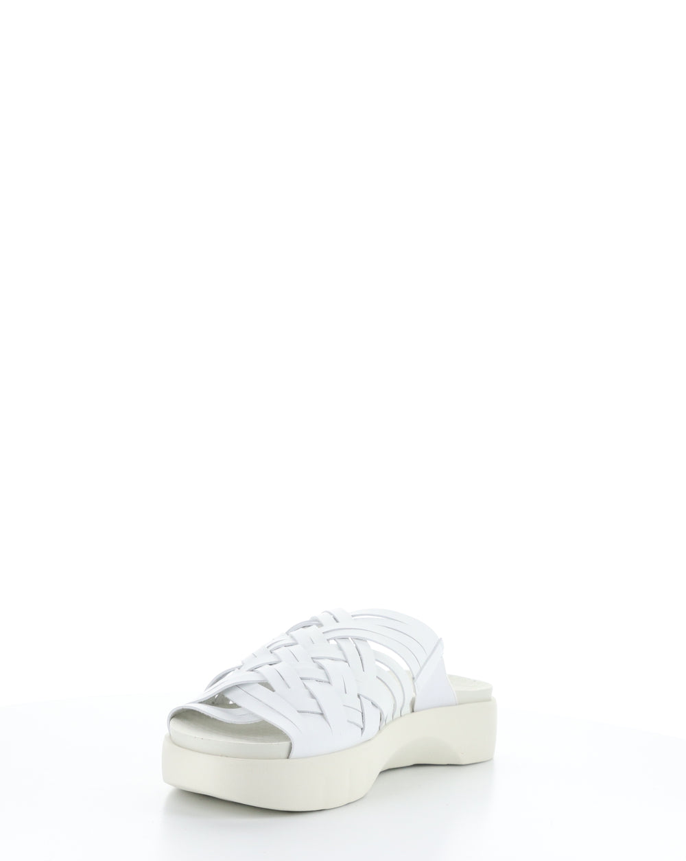 RISED WHITE Slip-on Sandals