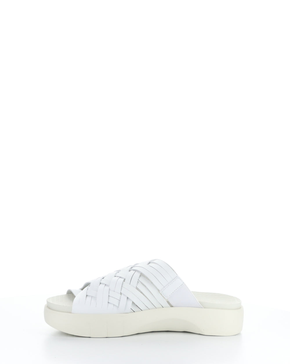 RISED WHITE Slip-on Sandals