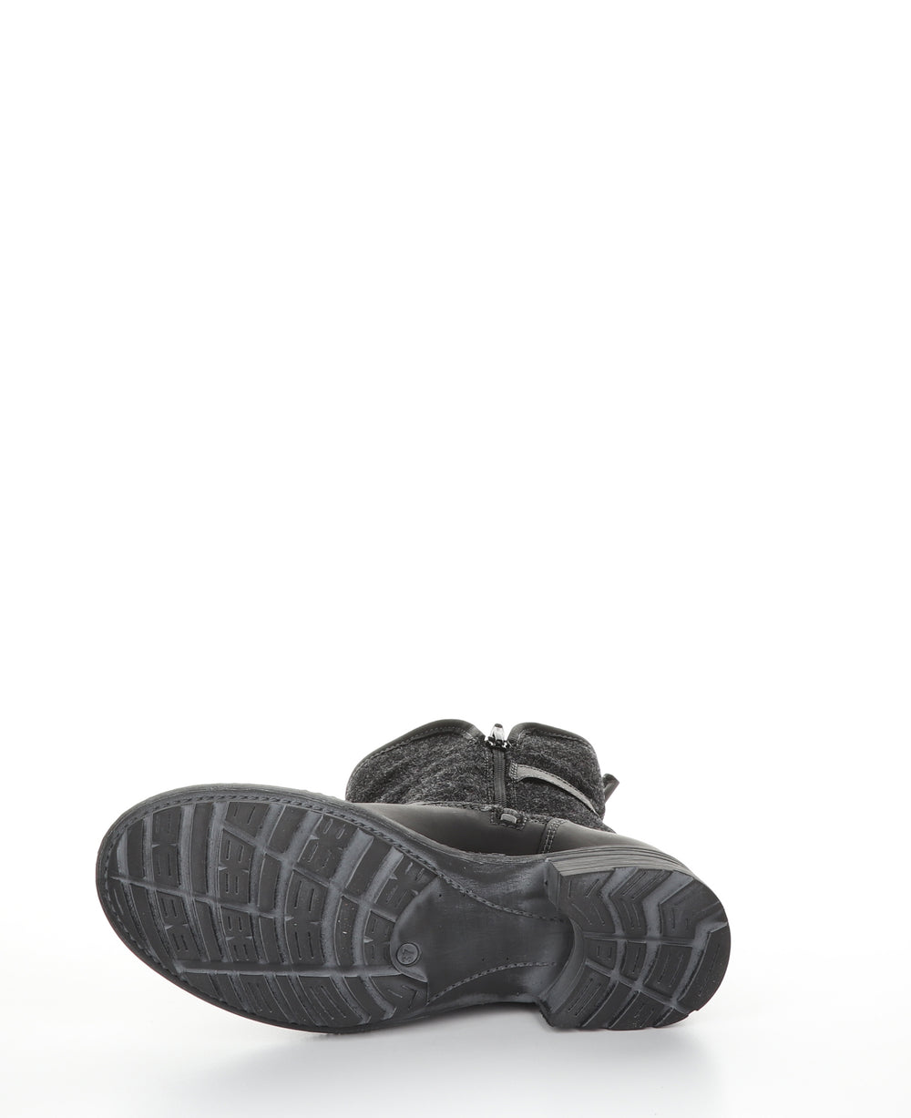 SAINT Black Zip Up Boots|SAINT Bottes avec Fermeture Zippée in Noir