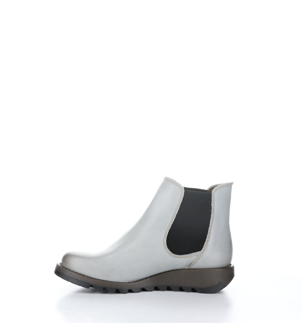 SALV Cloud Round Toe Ankle Boots|SALV Bottines à Bout Rond in Gris