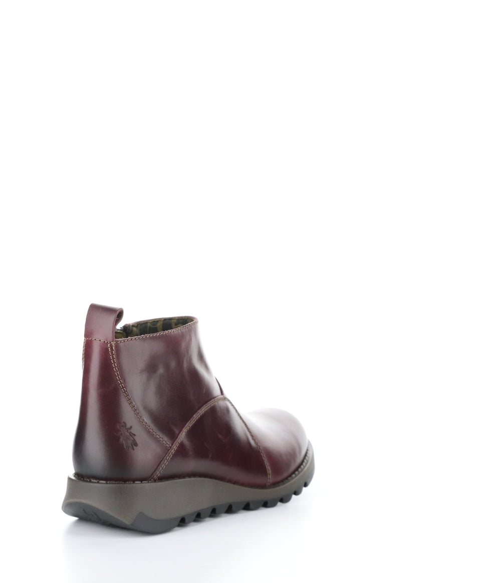 SELY918FLY 001 PURPLE Round Toe Boots