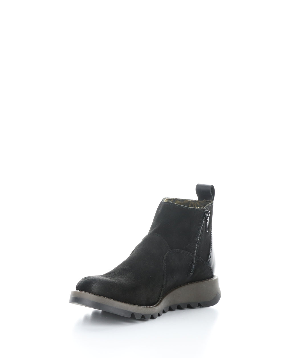 SELY918FLY 004 BLACK Round Toe Boots