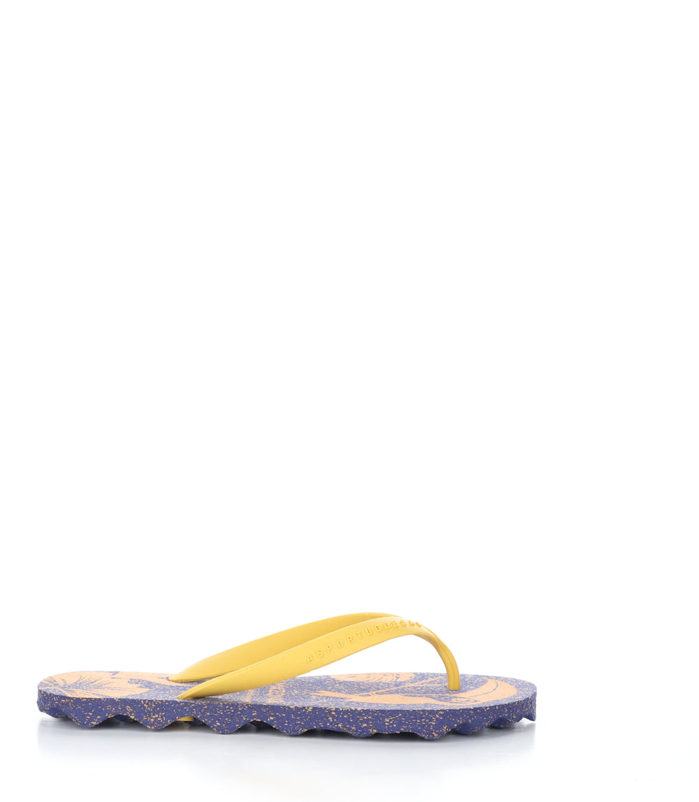AMAZONIA116ASP BLUE/YELLOW Round Toe Shoes|AMAZONIA116ASP Chaussures à Bout Rond in Jaune