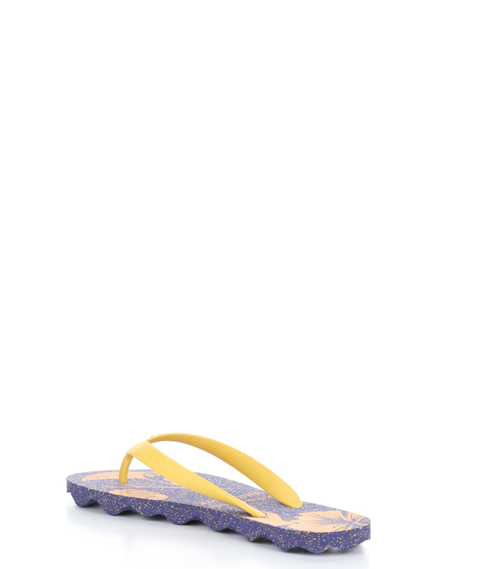 AMAZONIA120ASPM BLUE/YELLOW Round Toe Shoes|AMAZONIA120ASPM Chaussures à Bout Rond in Jaune