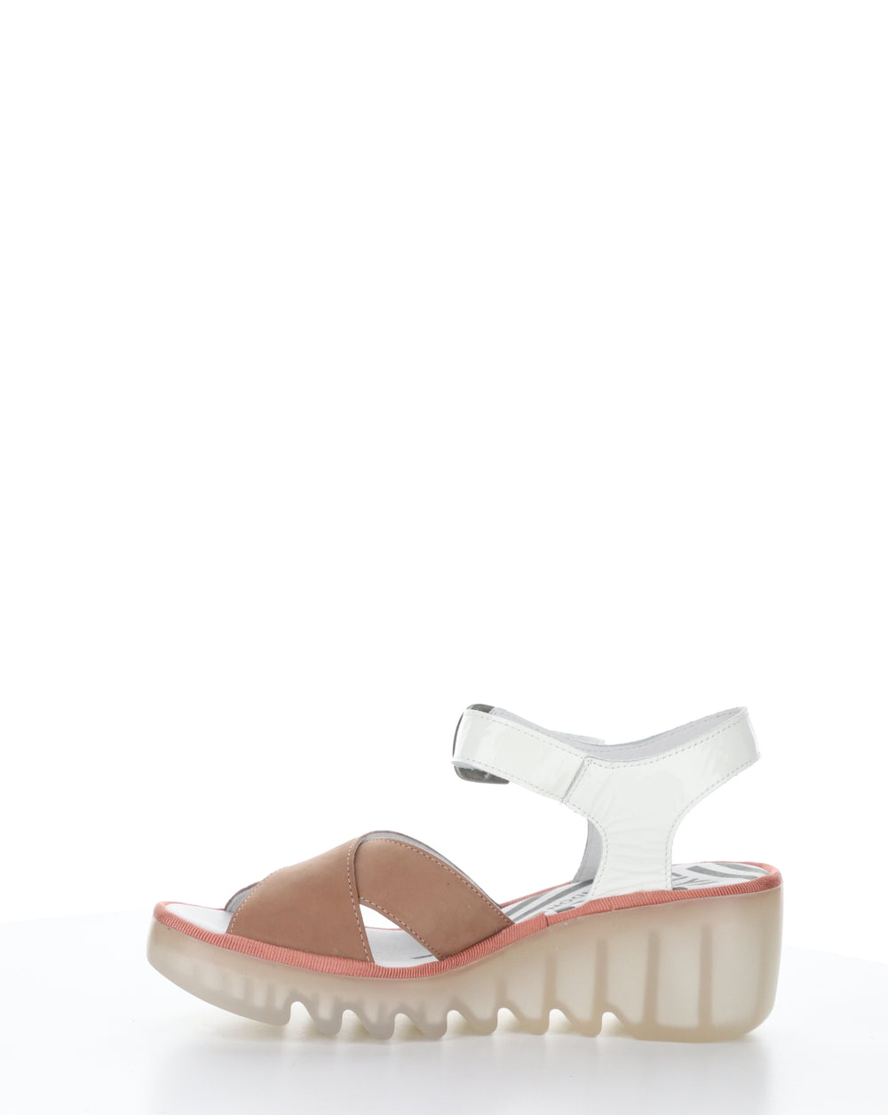 BACE411FLY 001 PINK/OFF WHITE Round toe Sandals