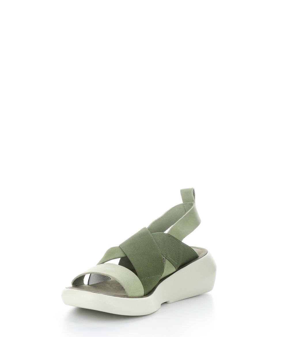 BAJI848FLY SMOG Wedge Sandals|BAJI848FLY Sandales Compensées in Vert