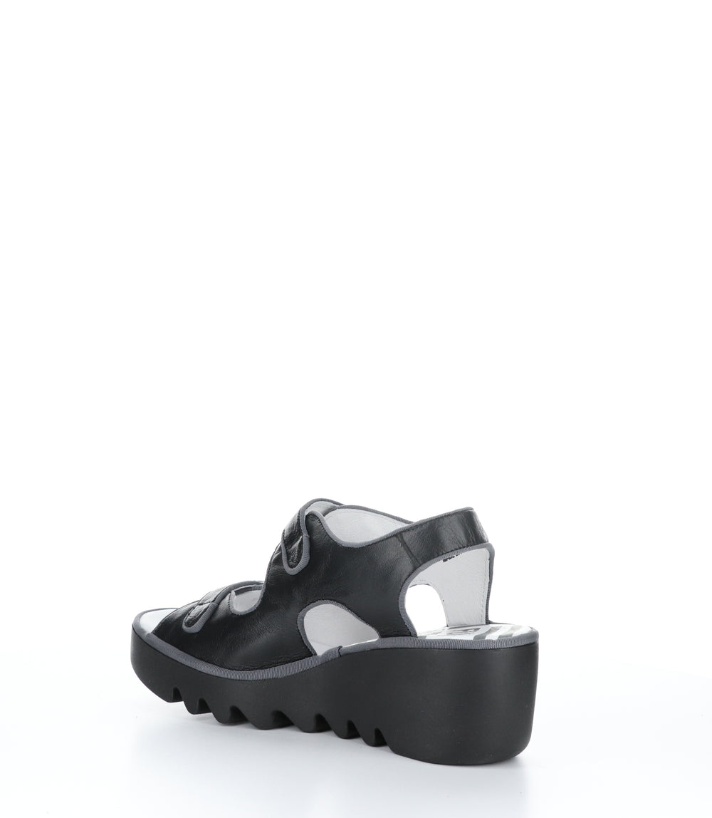 BARA355FLY BLACK Wedge Sandals
