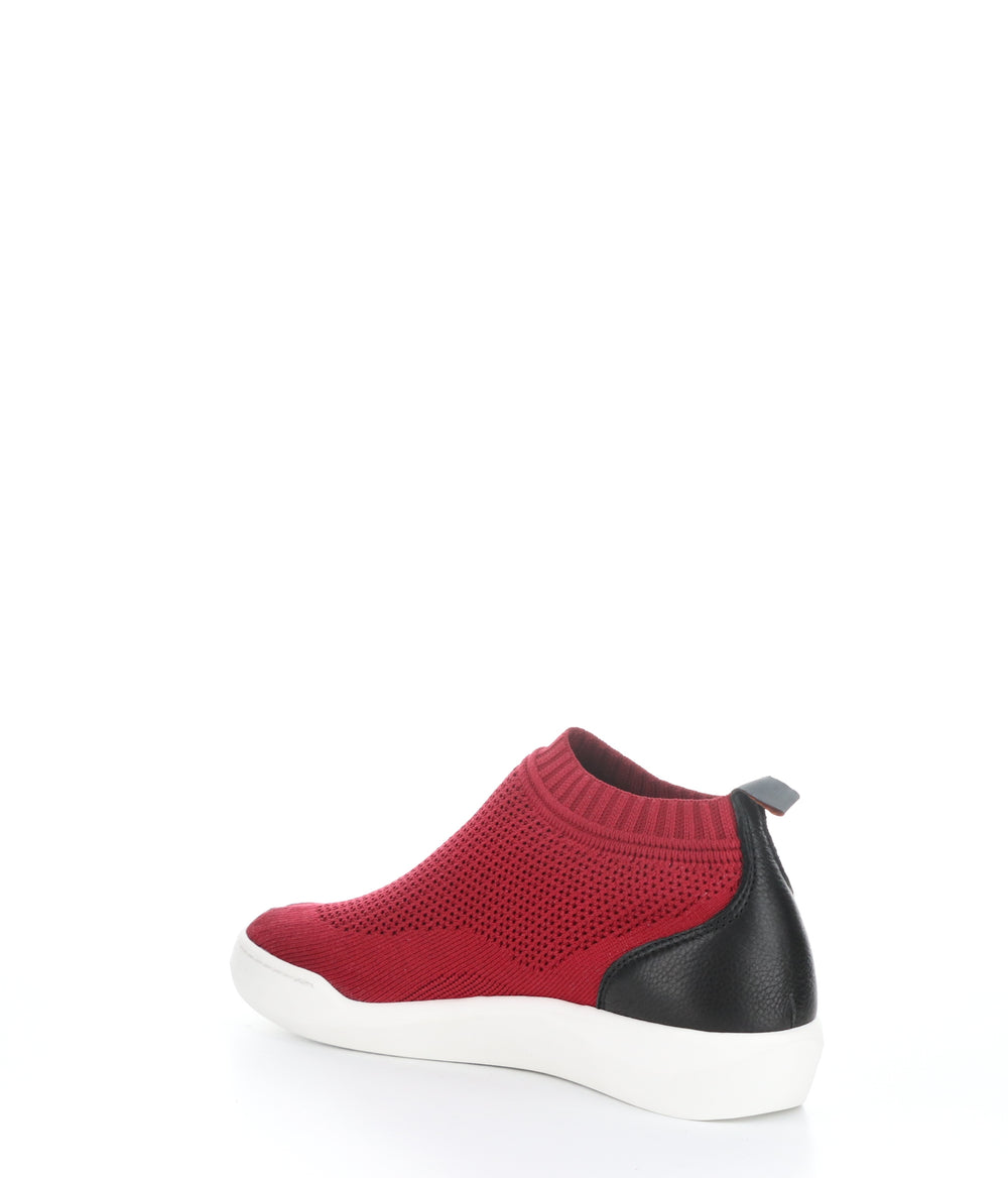 BEBA680SOF RED Round Toe Shoes|BEBA680SOF Chaussures à Bout Rond in Rouge