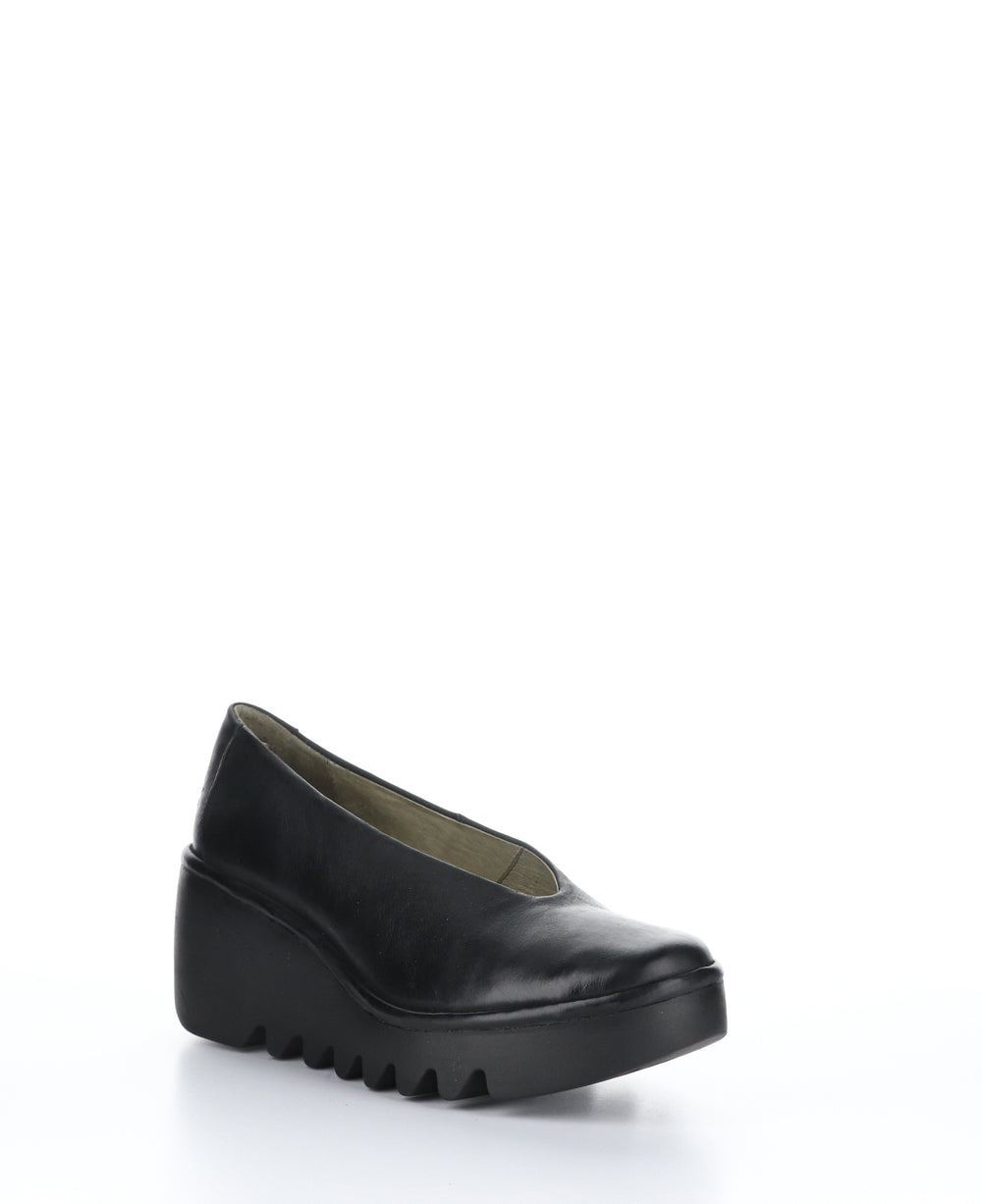 BESO246FLY Verona Black Wedge Shoes|BESO246FLY Chaussures Compensés in Noir