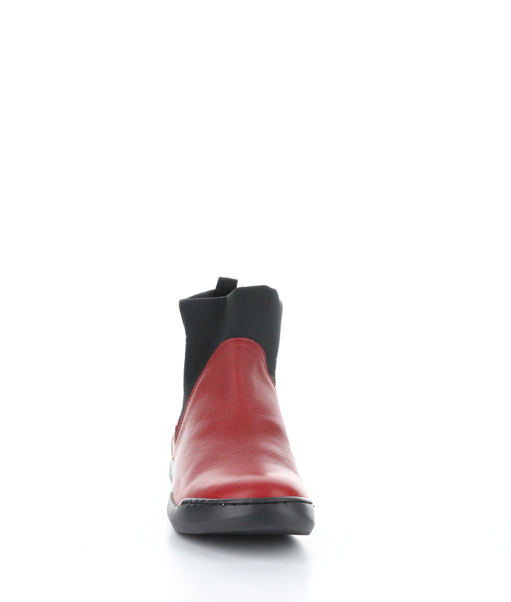 BETH655SOF 002 RED/BLACK Elasticated Boots