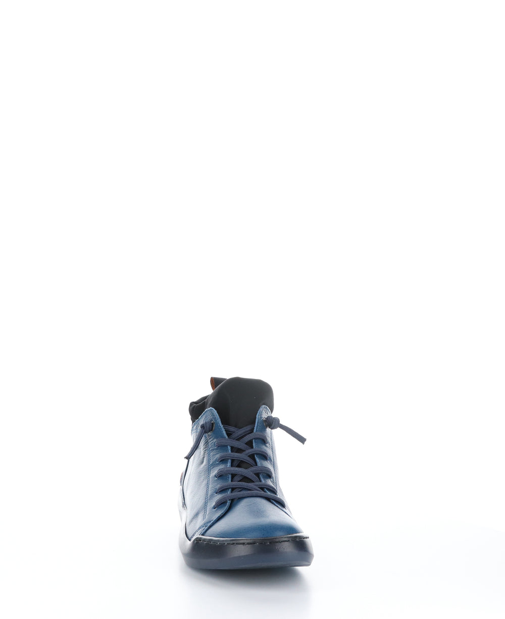 BIEL549SOF Blue Denim/Black Round Toe Shoes|BIEL549SOF Chaussures à Bout Rond in Bleu