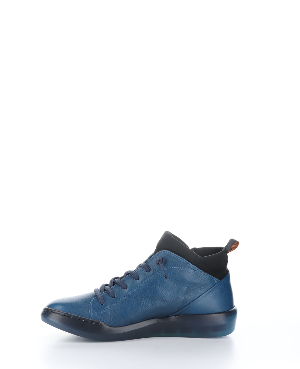 BIEL549SOF Blue Denim/Black Round Toe Shoes|BIEL549SOF Chaussures à Bout Rond in Bleu