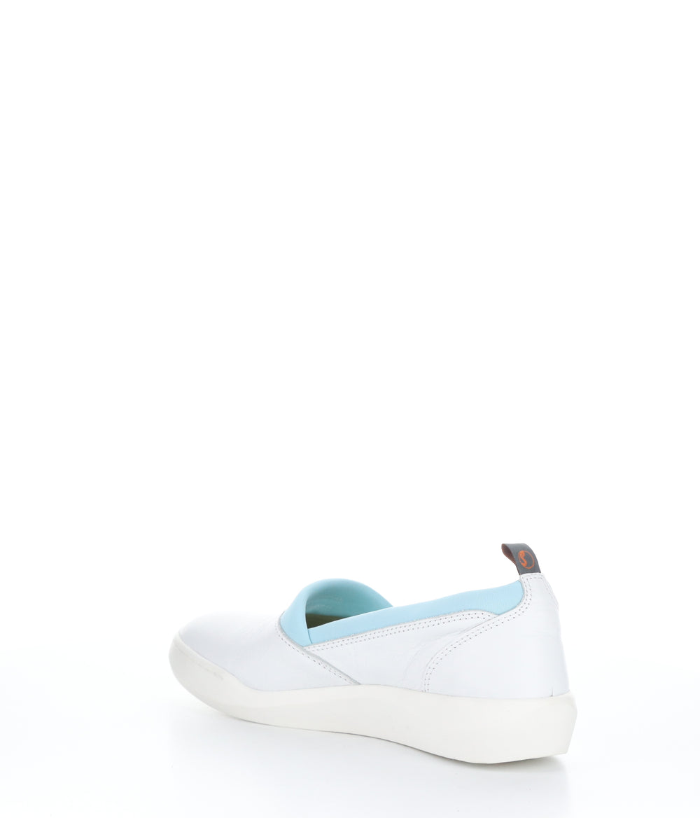 BIPY686SOF WHITE Round Toe Shoes|BIPY686SOF Chaussures à Bout Rond in Blanc