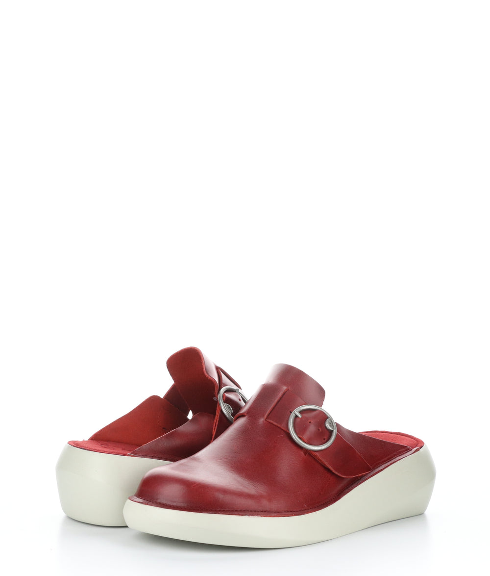 BOLL506FLY RED Round Toe Shoes|BOLL506FLY Chaussures à Bout Rond in Rouge