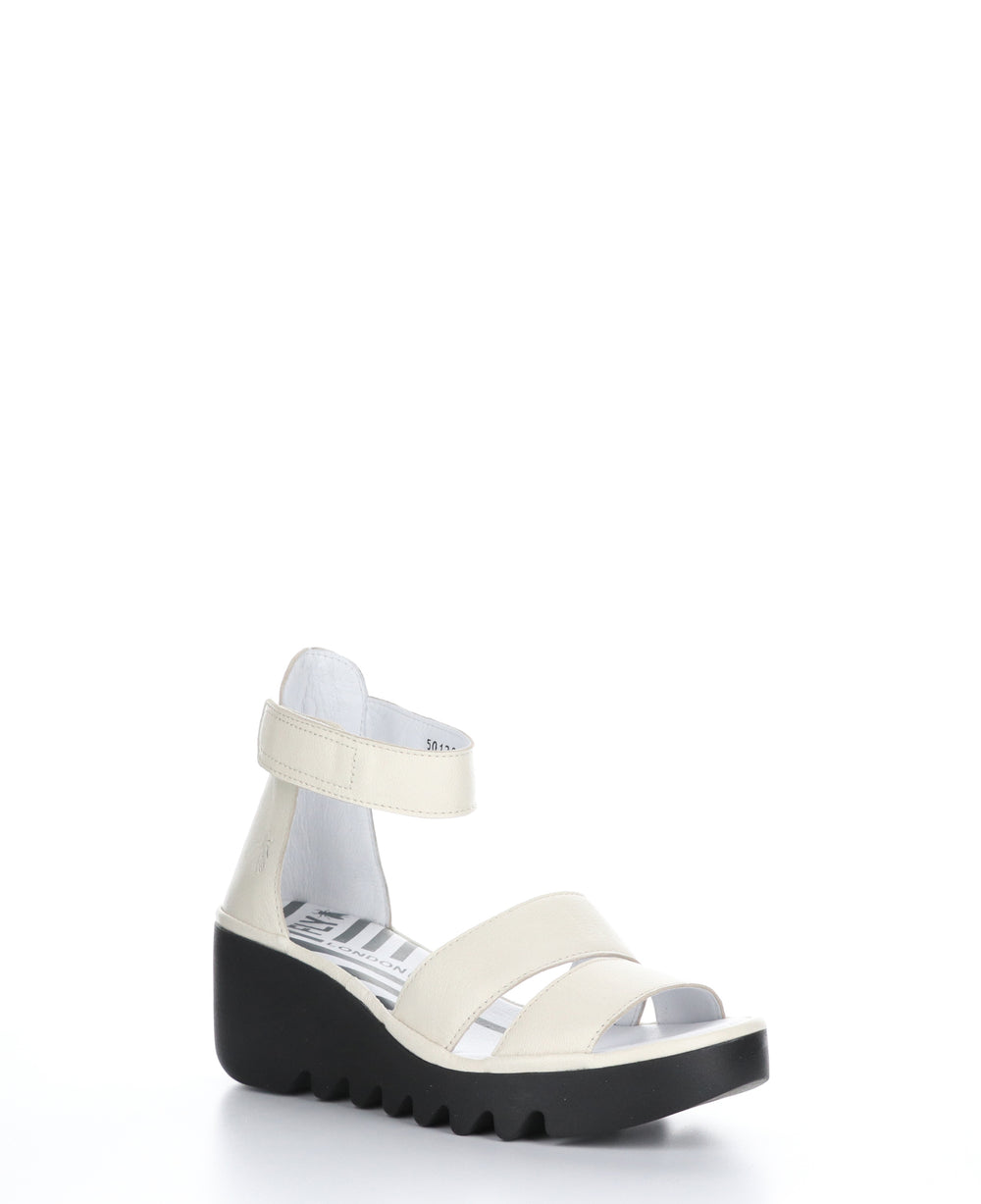 BONO290FLY Mousse Offwhite Strappy Sandals|BONO290FLY Sandales à Brides in Blanc