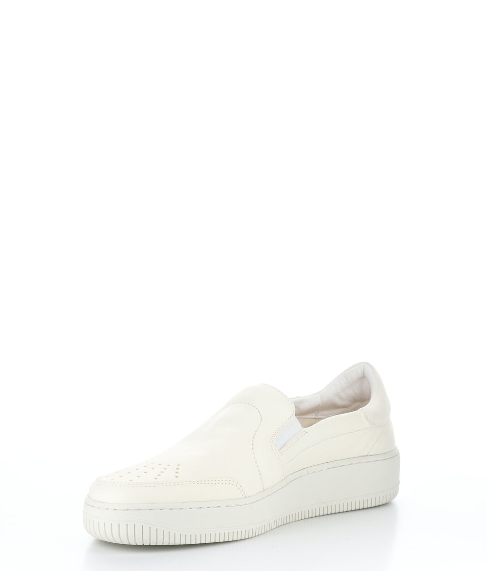 BOWL515FLY OFF WHITE Round Toe Shoes|BOWL515FLY Chaussures à Bout Rond in Blanc