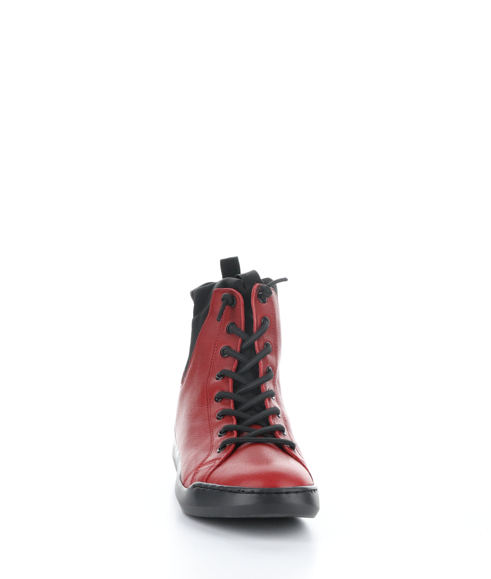 BUCK698SOF 002 RED/BLACK Hi-Top Boots