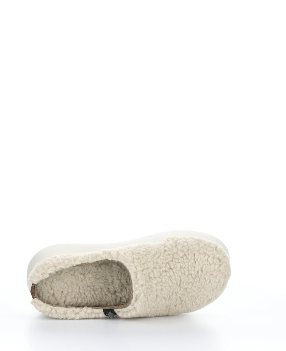 CAFE360FLY TAUPE Round Toe Clogs|CAFE360FLY Sabots à Bout Rond in Beige