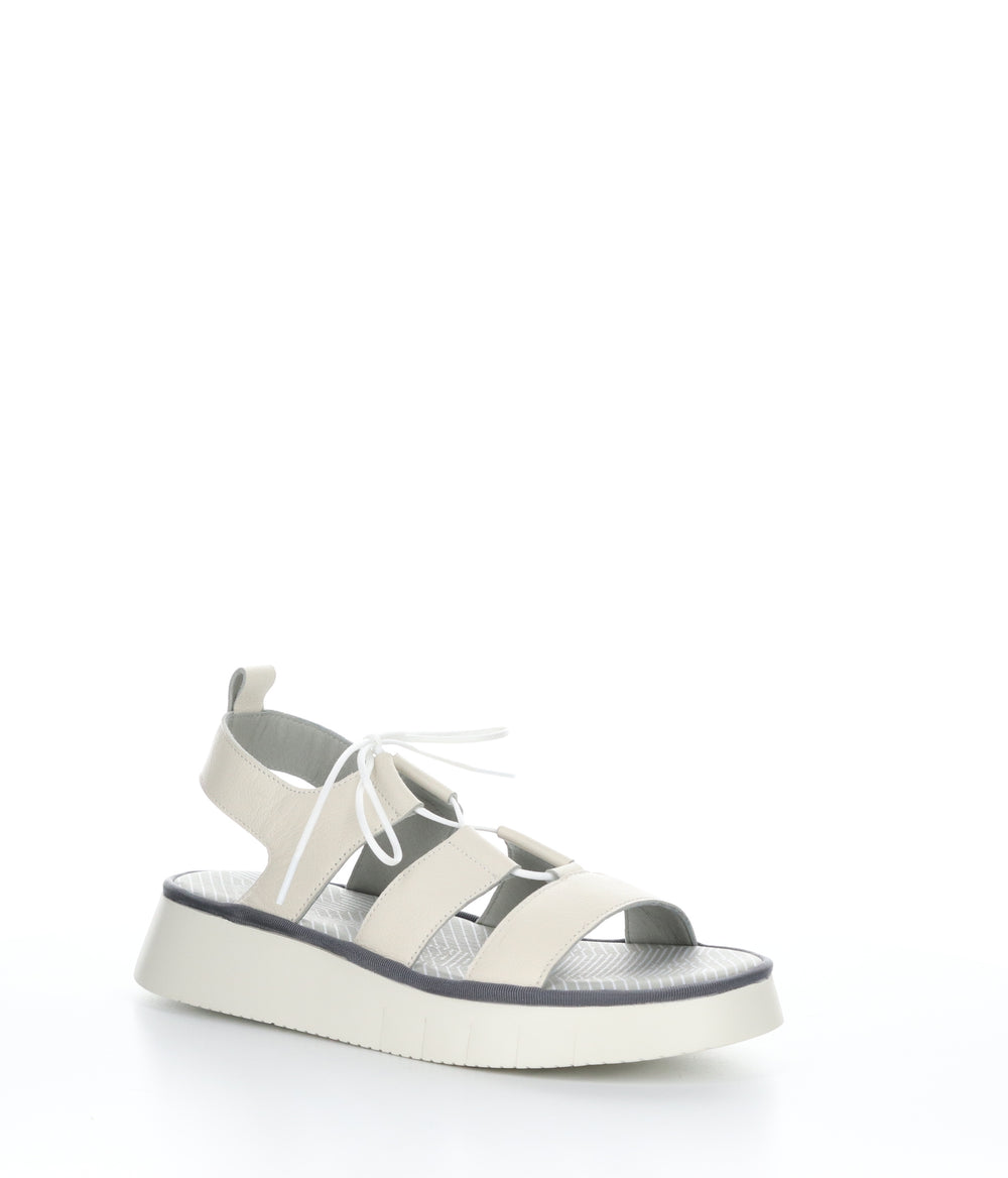 CAIO363FLY OFF WHITE Round Toe Shoes|CAIO363FLY Chaussures à Bout Rond in Blanc